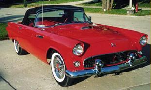 Amerikaanse auto: Ford Thunderbird uit 1955