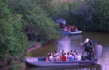 Waterpret in de Everglades