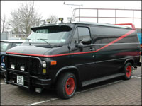 De auto van het AA-Team