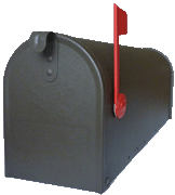 De klassieke US mailbox brons
