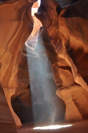 Zonnestralen Antelope Canyon