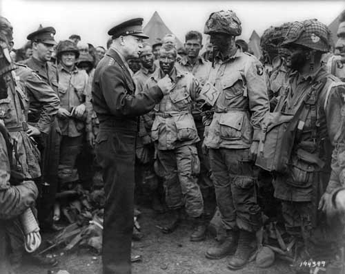 Eisenhower tijdens D-Day