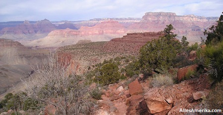 Zicht vanaf Grandview Trail