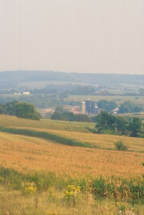 Landbouwgebied in Illinois