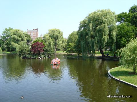 De Public Garden in Boston