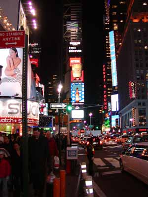 Times Square in New York City