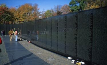 Het Vietnam War Memorial in Washington