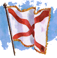 De vlag van Alabama