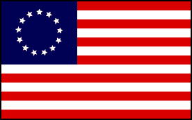 De eerste Amerikaanse vlag