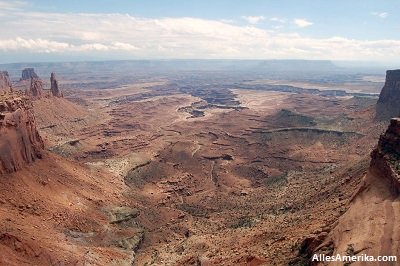 Uitzicht op Canyonlands