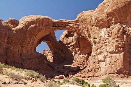 Double Arch in Arches National Park