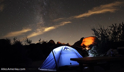 Kamperen in Joshua Tree