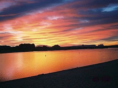 Zonsopkomst in Lake Powell