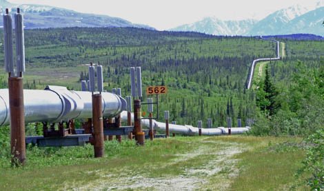 Oliepijplijn in Alaska