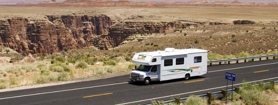 Camper of RV in de Verenigde Staten van Amerika