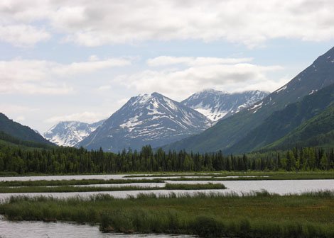 Tern Lake in Kenai National Park in Alaska