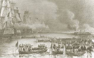 De Amerikanen belegeren Vera Cruz (1847)