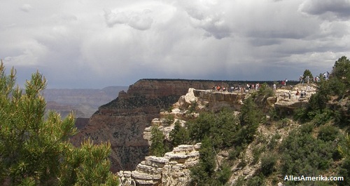 Veranderlijk weer in de Grand Canyon