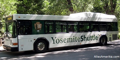 De Yosemite shuttlebus